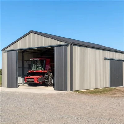Steel Frame Equipment Storage Facility