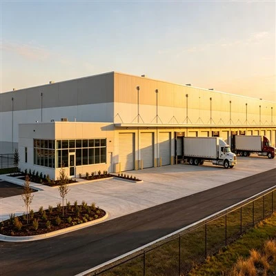 Steel Frame Processing Plant Building