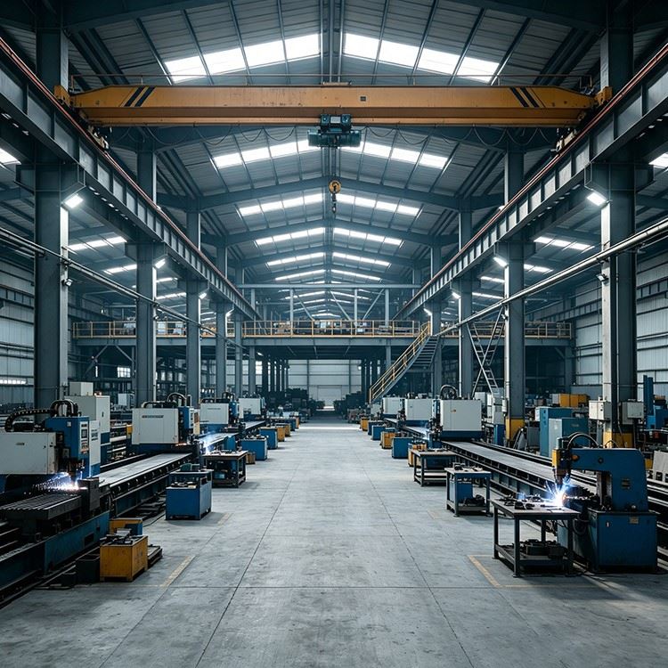 Steel Frame Processing Workshop factory